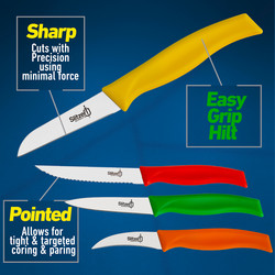 Slitzer Germany 4 Piece Paring Knife Set 